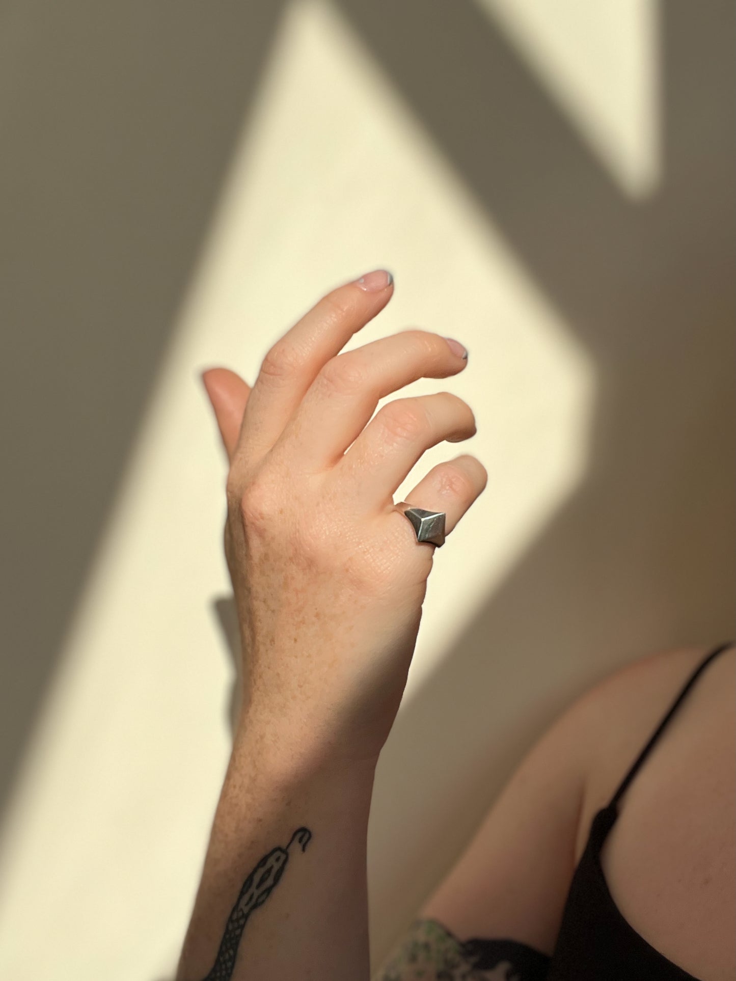 Small Lozenge Signet Ring